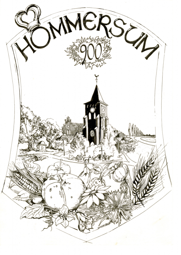 900 Jahr Hommersum Logo