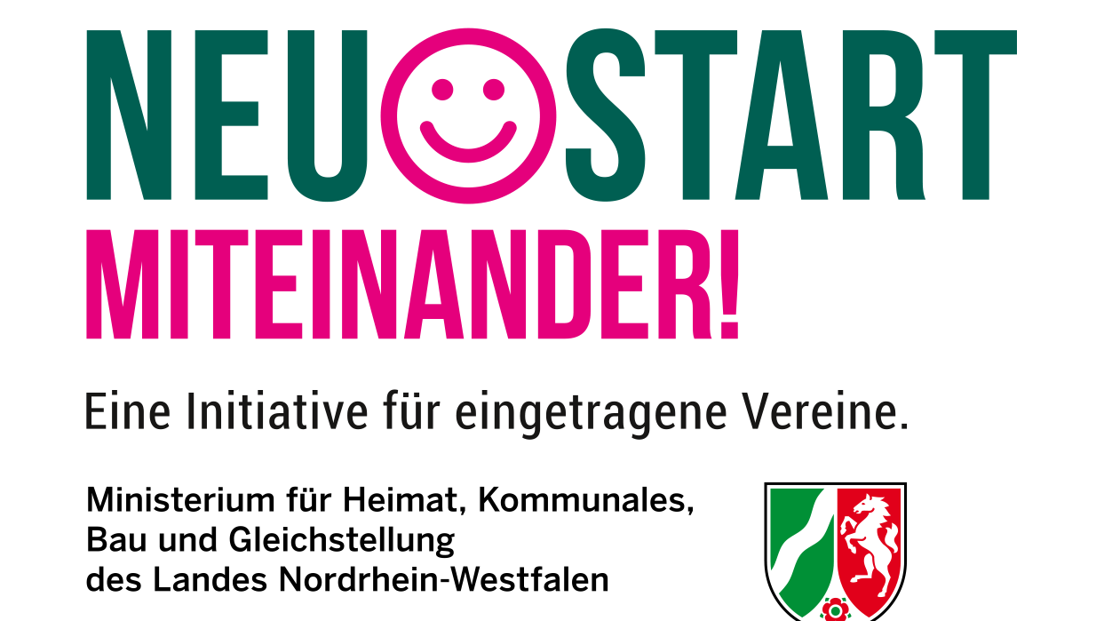 Logo NRW Förderprogramm "Neustart Miteinander"